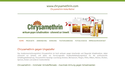 Desktop Screenshot of chrysamethrin.com